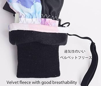 スキーグローブ　サイズL 紫色 スキーグローブ サイズL 紫色