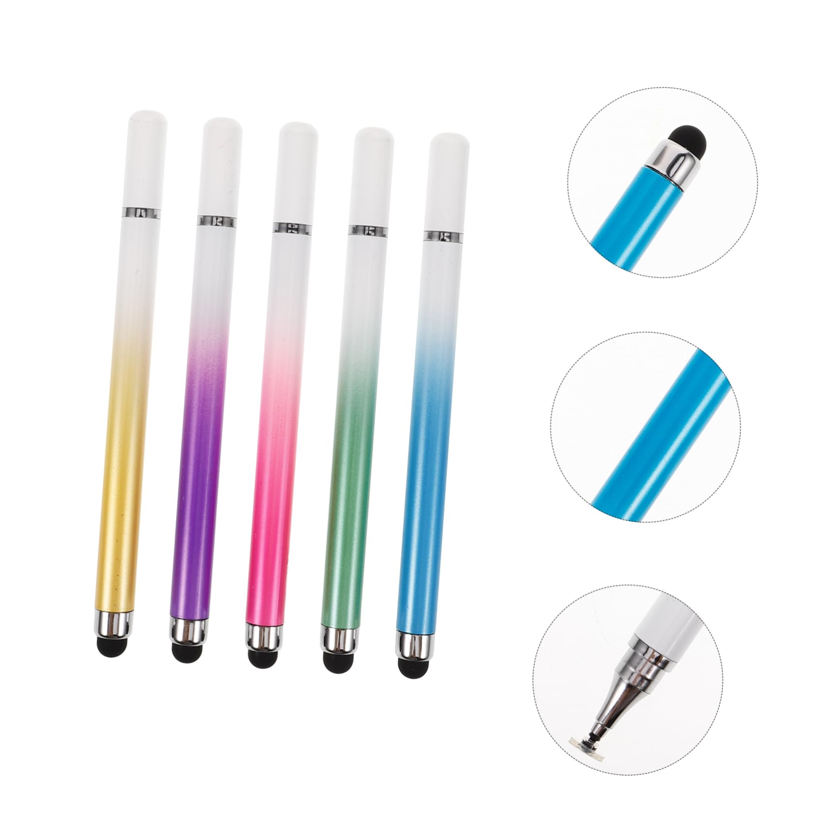 jojofuny 40pezzi Stylus Capacitiva Per Tablet e Smartphone Pennini Per e Scrittura Colori Compatibile Schermi Touch