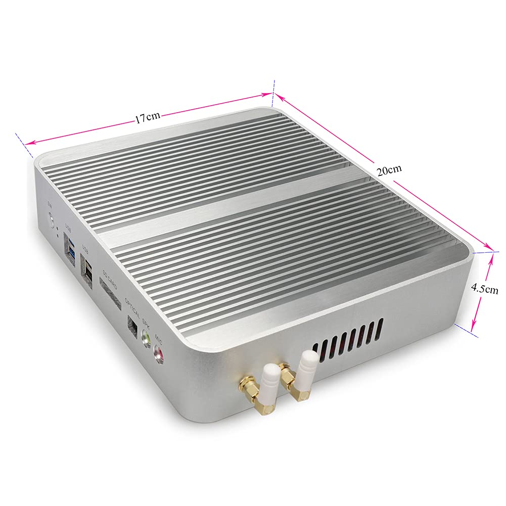 Amazon.co.jp: 小型パソコン ミニPC ファンレス 高速 Mini PC, Core i5