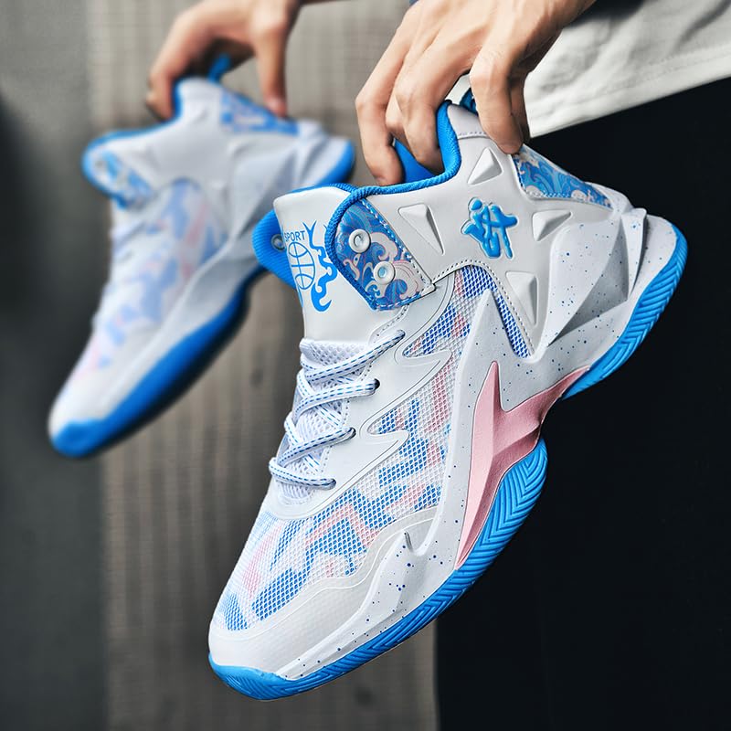 High-Top Boys Basketball Shoes Cushioned Sneakers with Breathable Support for Youth Sports Training Basketball Fans2