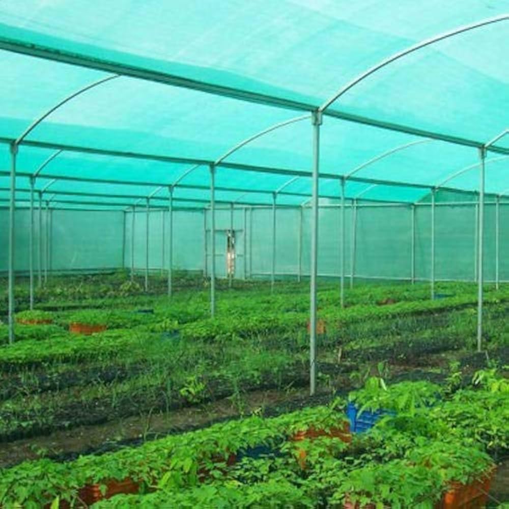 Multipurpose Green Shade Net & Garden Net for Horticulture, Indoor Plants, Fruit Plants Nursery (3 X 6 MTR)-image-11
