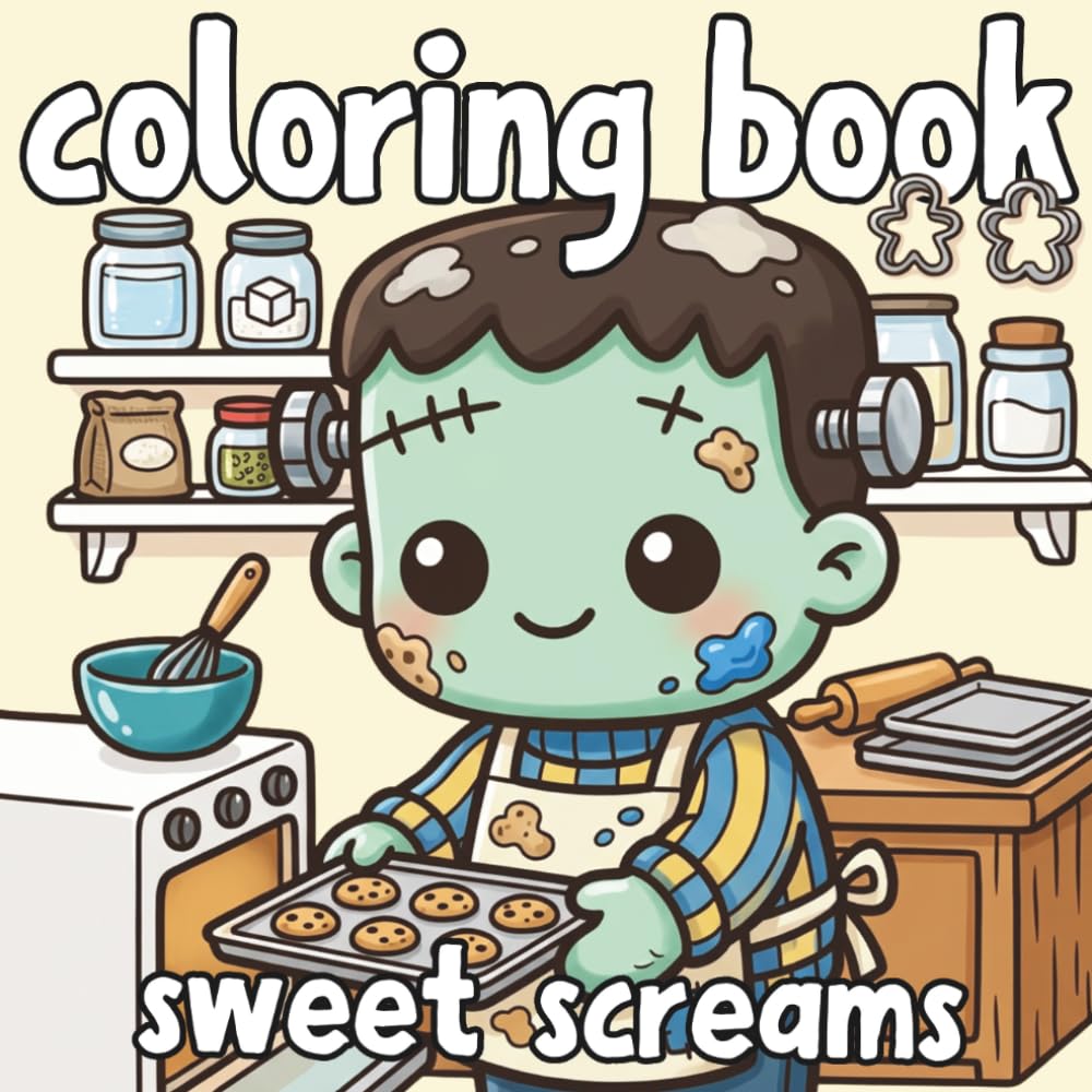 Sweet Screams Kawaii: A Cute Monster Coloring Book for All Ages