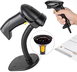 Leitor De Codigo De Barras E Boleto Laser Sem Fio Com Suporte Scanner De Código De Barras E Boleto