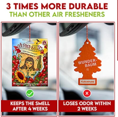 4 Pc Strawberry La Chica Fresita Air Fresheners Aromatizante Fresa #TOP4