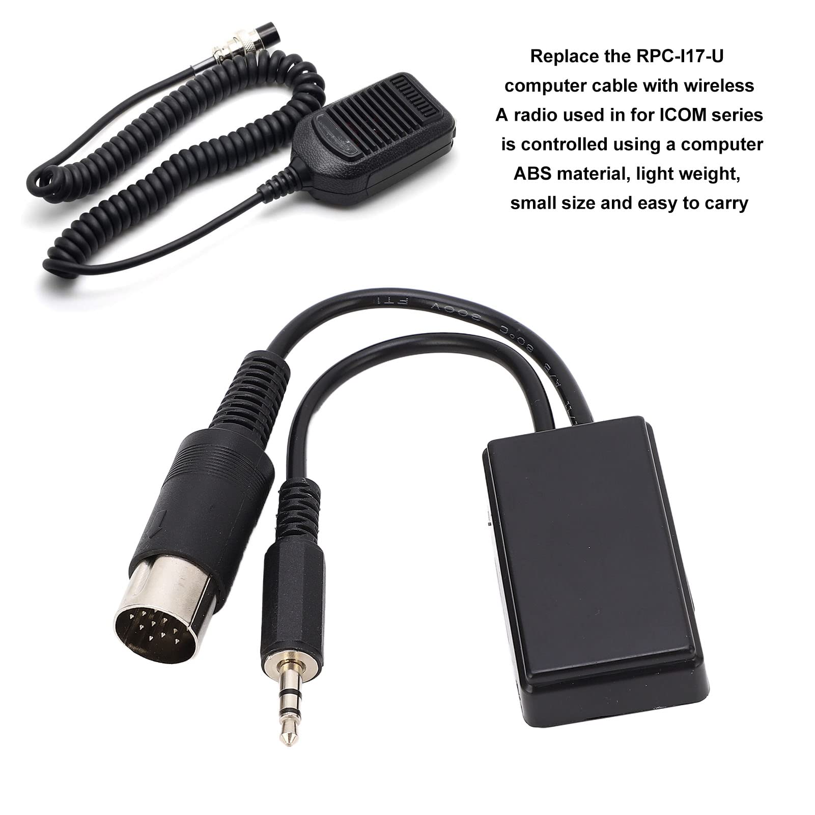Adaptateur convertisseur pour Radio avec connecteur 13 cœurs, matériau ABS, dispositif de télécommande Portable léger