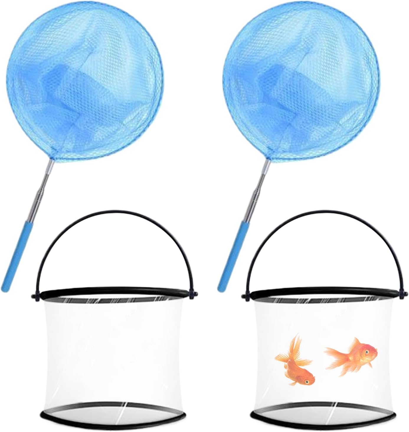 Butterfly Catcher Net | Extendable Beach Nets for Kids,Multi-Functional Nature Exploration Toys for Toddler Children Boys Girls Teens