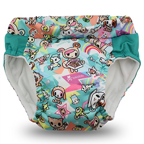 Image of Kanga Care Lil Learnerz Reusable Toilet Training Pants (Large - tokiSweet & Peacock)