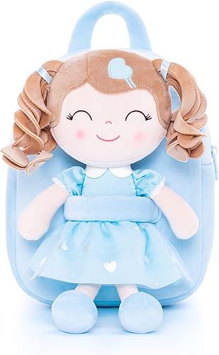 Miniatura 9 de Gloveleya Mochila para niños, Cabello Rizado Azul, Mochilas de mochila