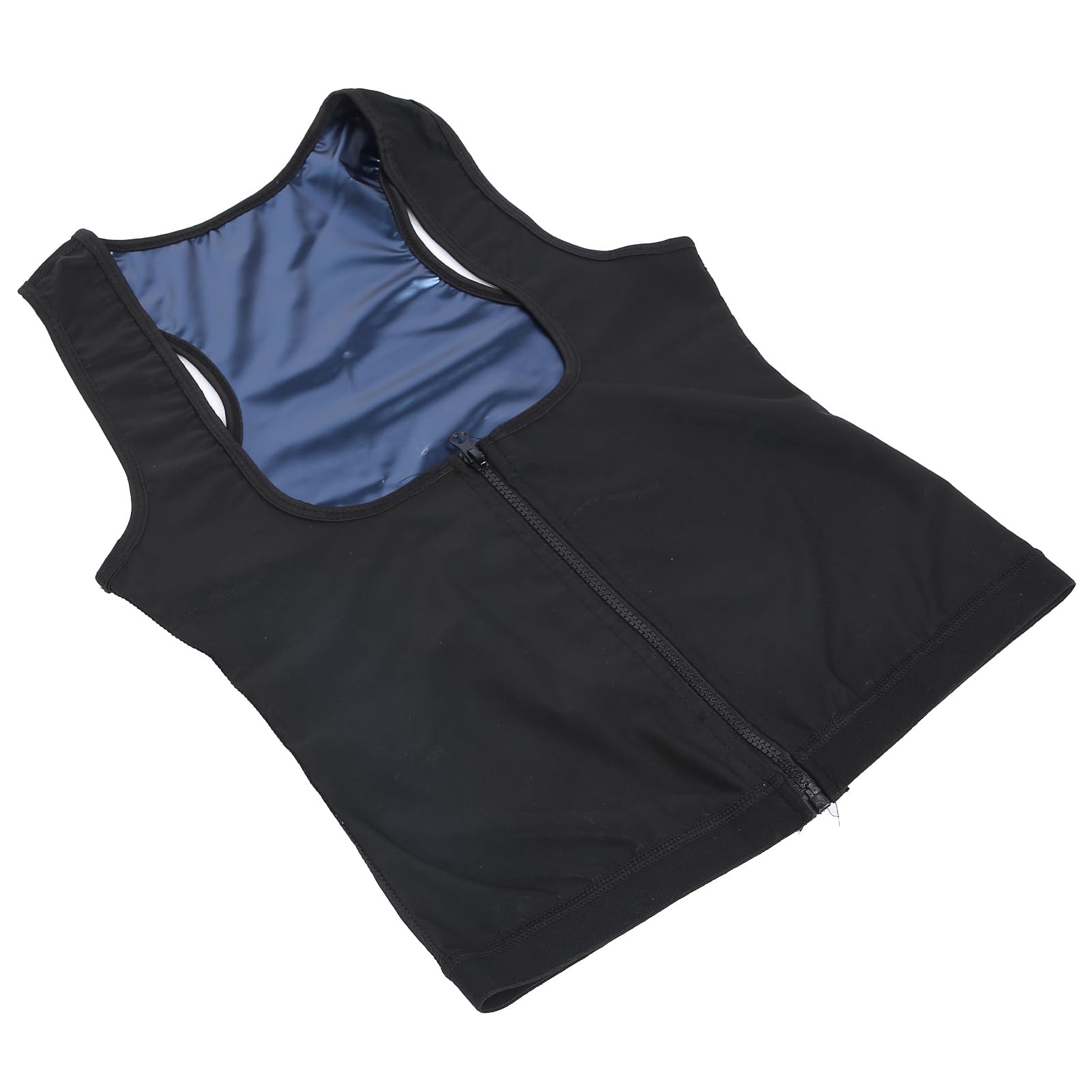 Corsetto da allenamento per donna, gilet con cerniera riscaldamento sudore canotta per sauna Body Shaper traspirante elastico bruciagrassi shapewear per dimagrire