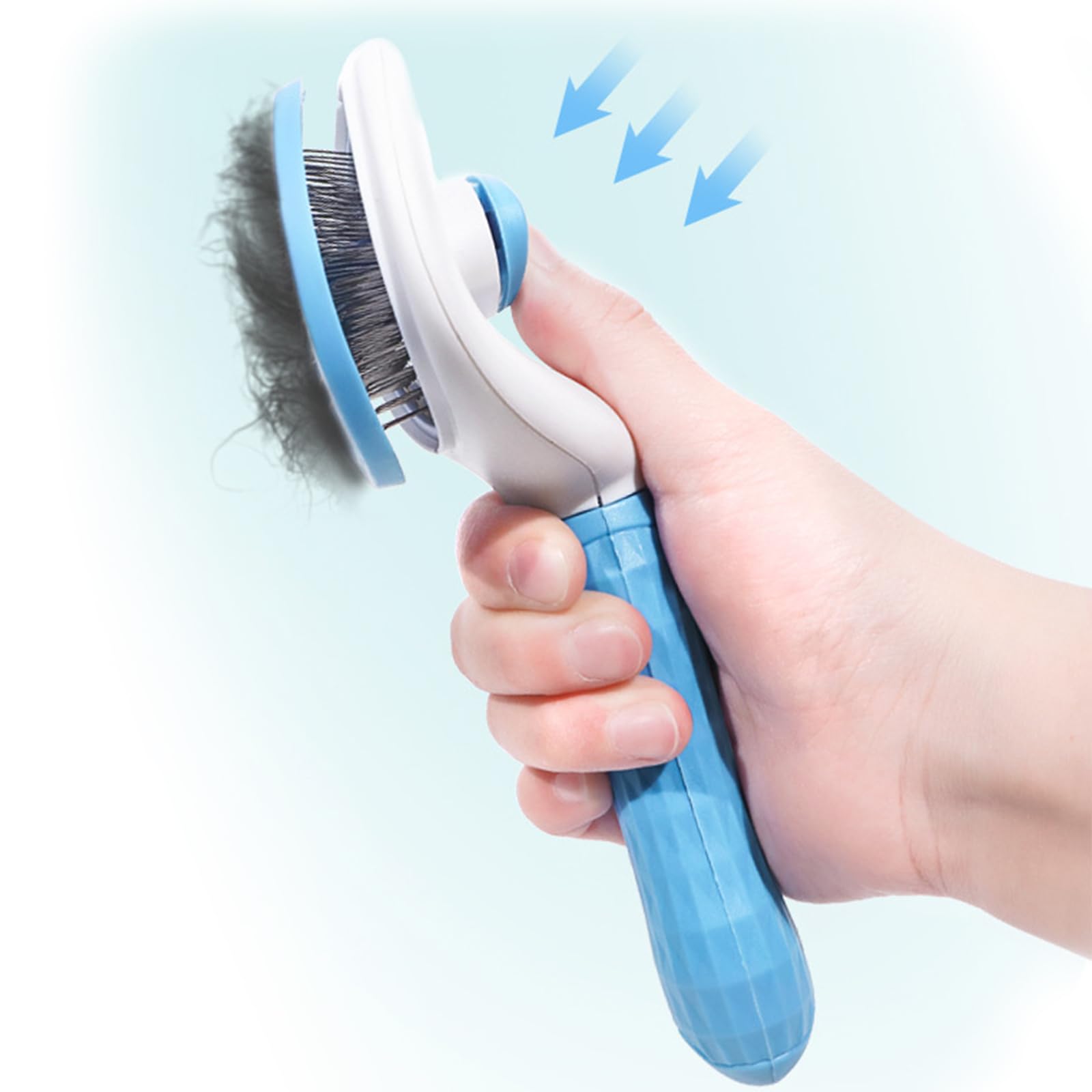 CHENGZI Pet Cat Dog Grooming Nail Clipping Set Grooming Comb, Blue - Image 3
