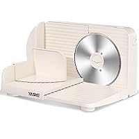 YASHE Affettatrice Elettrica Da Casa Pieghevole, 180W Con Lama Seghettata Da 17 Cm