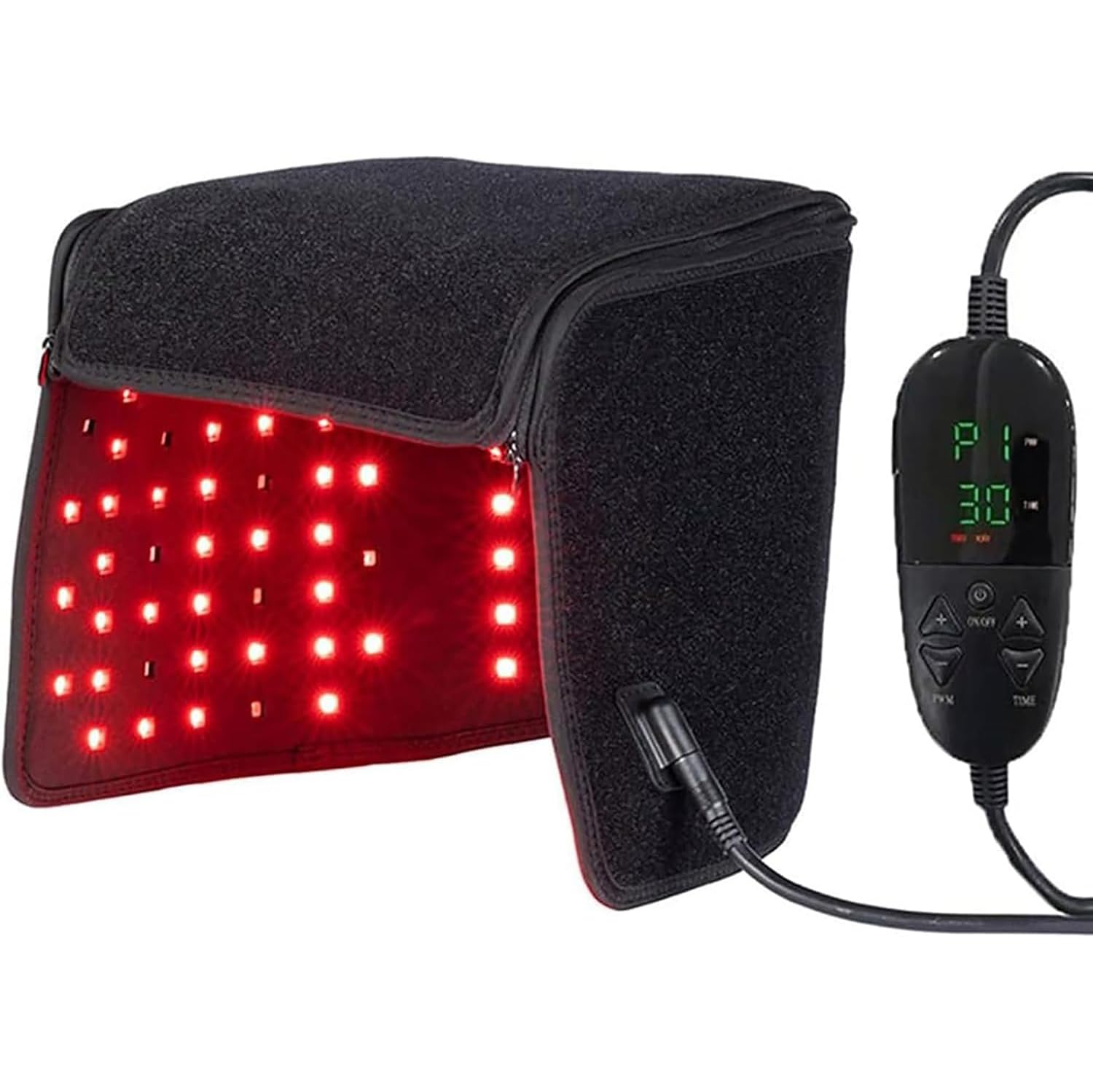 Capuchon De Lampe De Croissance Des Cheveux, Chapeau De Thérapie Par La Lumière Rouge, 215 LED 660 Nm Et 850 Nm, Dispositif De Thérapie LED Proche Infrarouge, Avec Un Dispositif De Chronométrage De 10