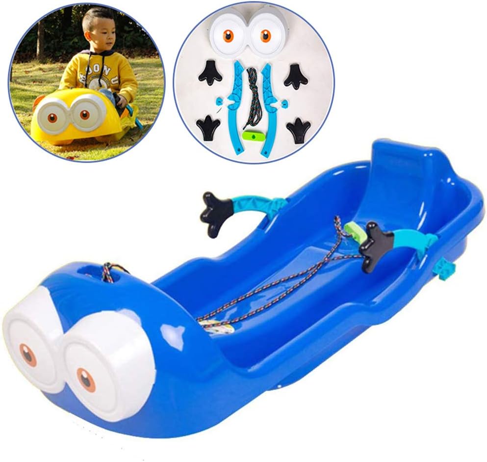 slitta da neve per bambini con corda