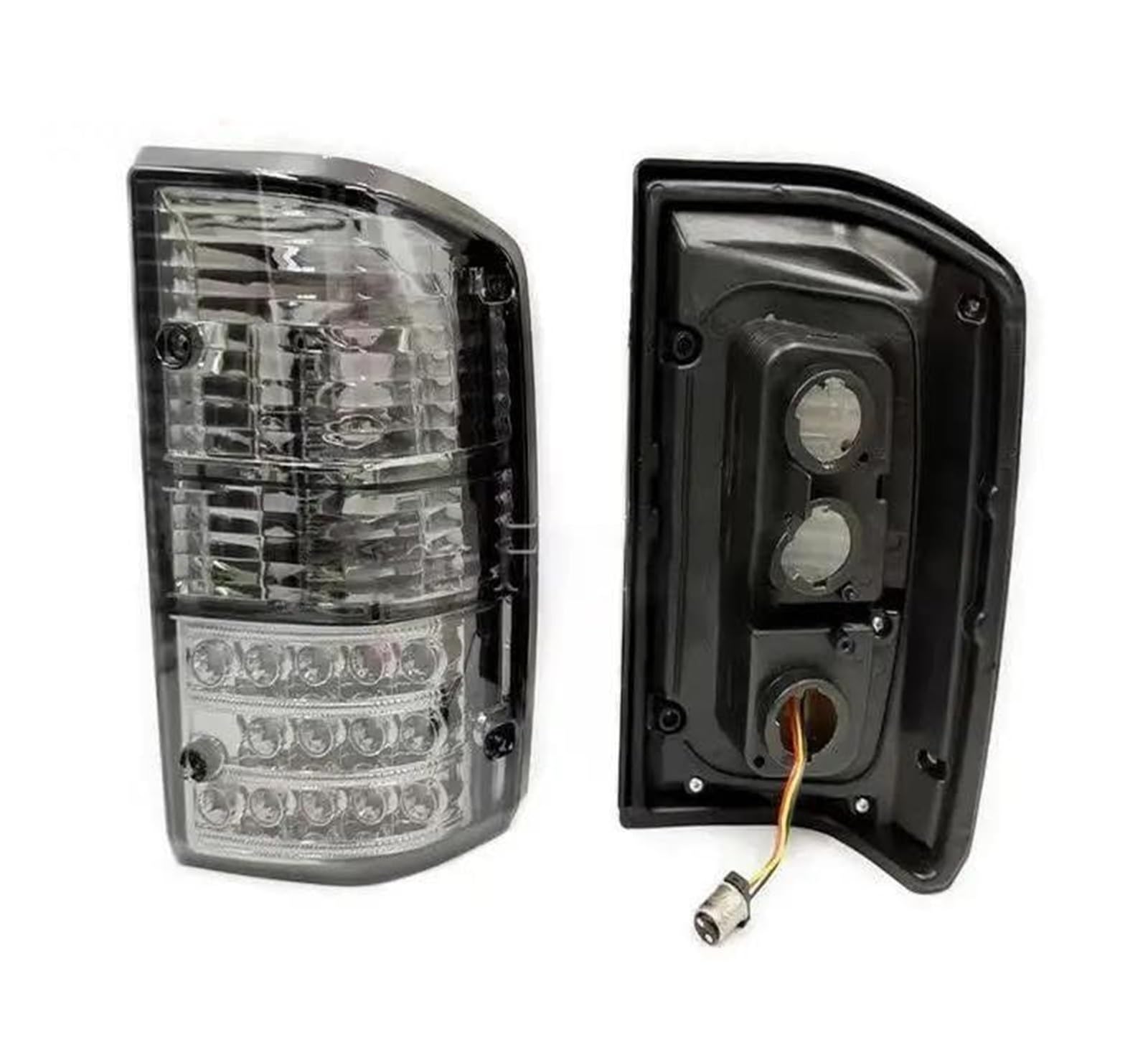 Para Nissan Para Patrol GQ Y60 GR 1988 1987-1997 Conjunto De Luz Trasera Coche Luz De Freno Intermitente Trasero Piezas De Automóvil Modificadas Luces traseras(‎Smoked Black)