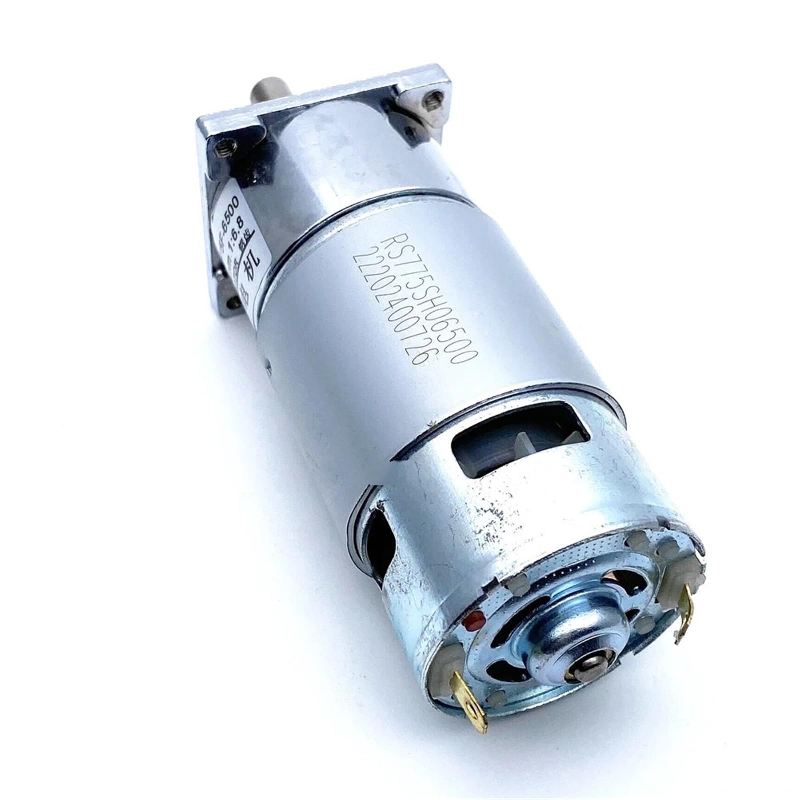 Silnik z przekładnią DC 42 mm, moment obrotowy 25 W, 12 V, 24 V, niska prędkość, zgodnie z ruchem wskazówek zegara/przeciwnie do ruchu wskazówek zegara, mikrosilnik ZX-42GA775F, 10-955 obr./min