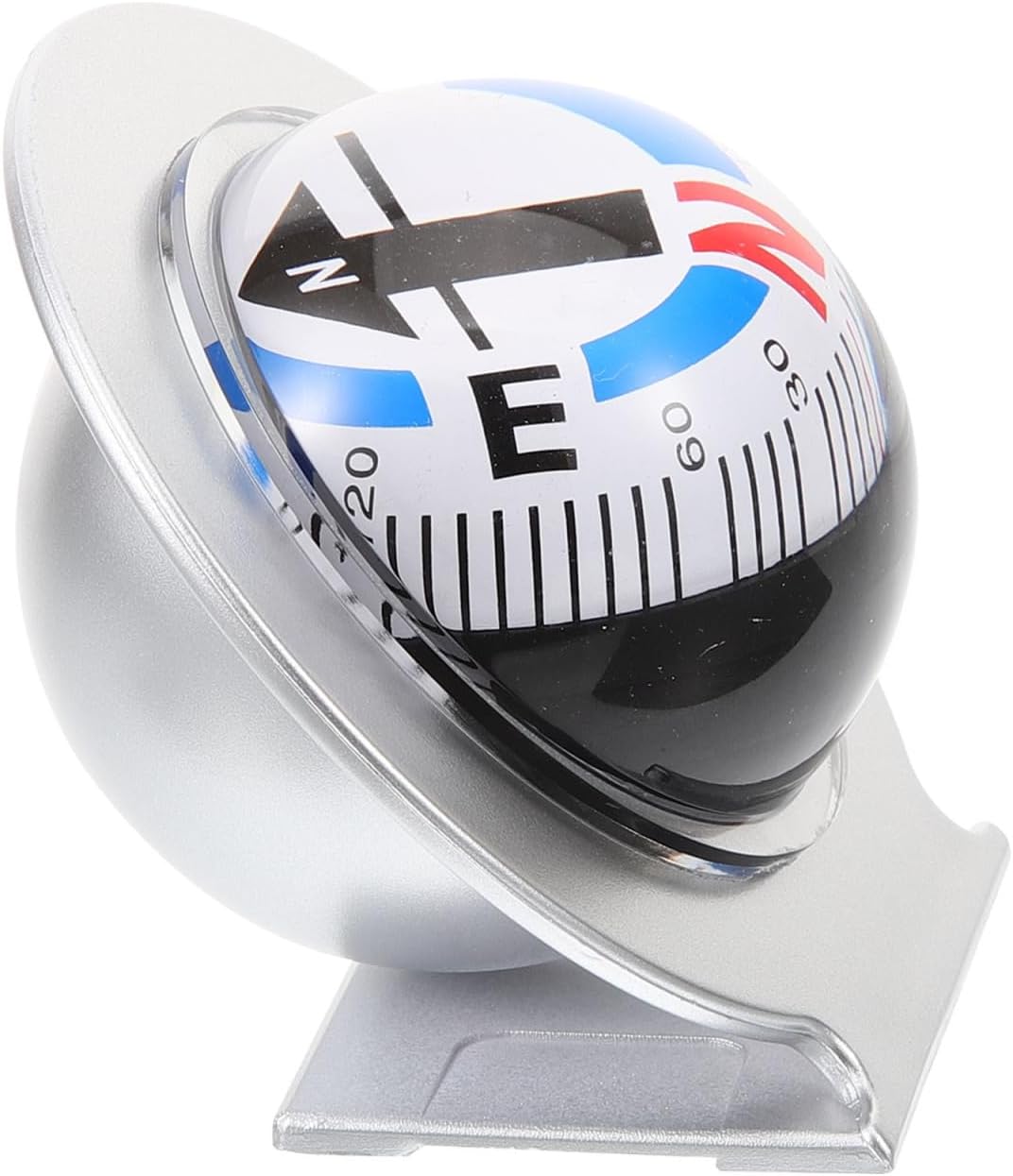 SHERCHPRY Car Compass Ball Large Dashboard Mount Vehicle Navigation Marine Compass for Outdoor Camping and Boat Use