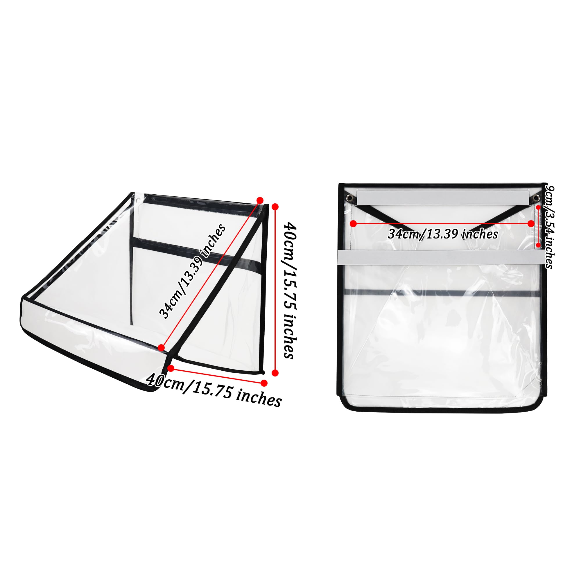 Annmore Cage de boîte aux lettres pour porte d'entrée, panier pour boîte aux lettres, universel, installation facile, résistant aux chiens