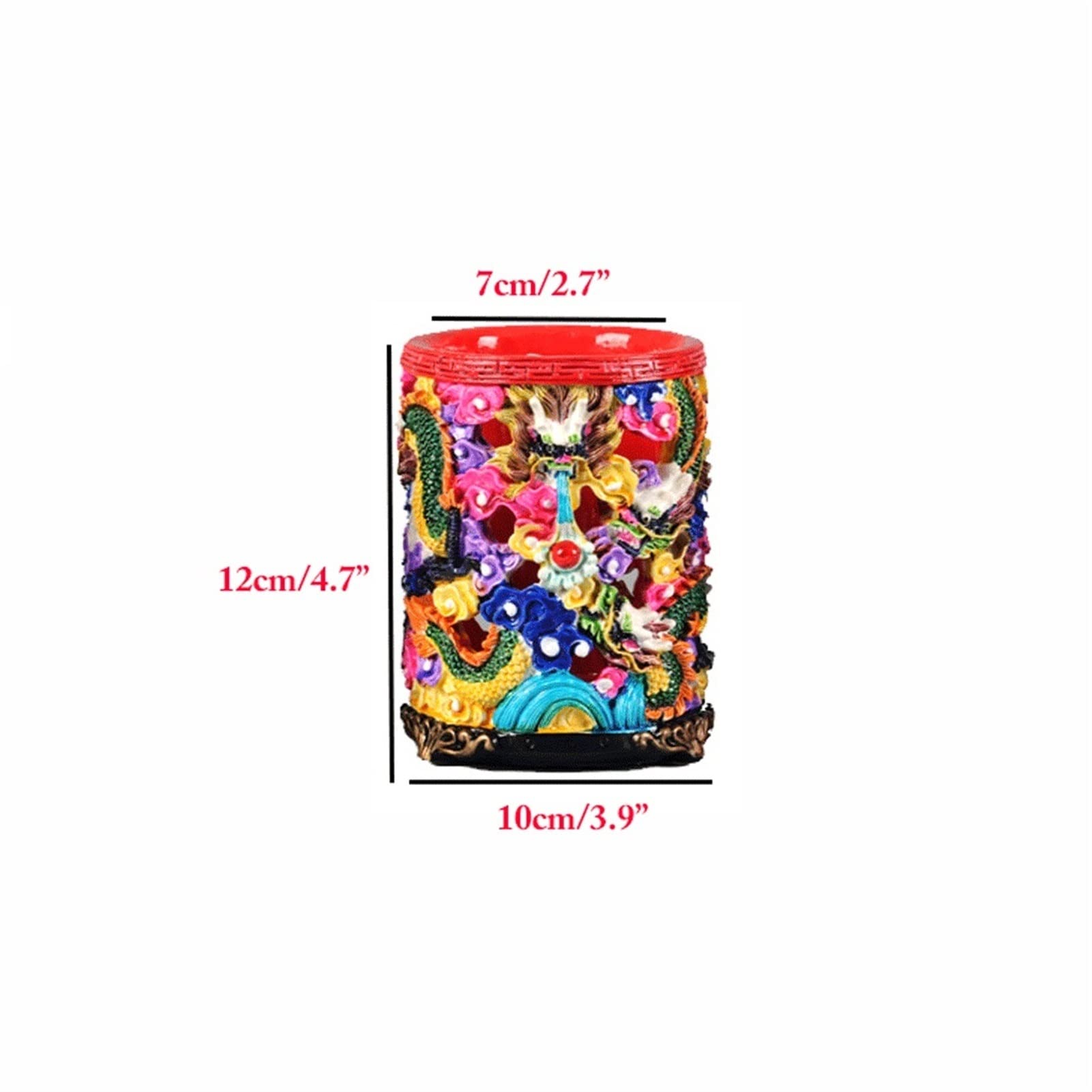 SXHRR Porte-Stylo, Porte-Crayons Porte-Pinceau de Maquillage Tasse à Crayons rétro pour Filles Enfants Femmes Support Organisateur de Bureau Cadeau de Stockage pour Le Bureau