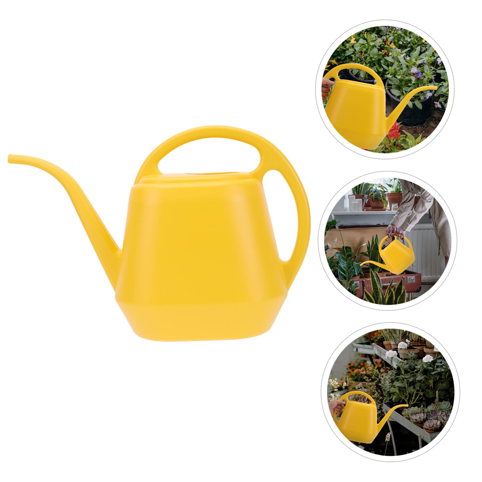 Mipcase 2pezzi Annaffiatoio Plastica Manici Doppia Funzione Strumento Pratico Per Giardinaggio Per Piante e Fiori Casa e Giardino Design Robusto e Capiente
