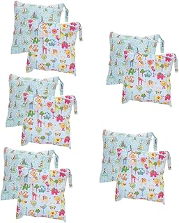 VALICLUD 10 Pçs Yoga Bebê Saco Molhado Sacos Secos Pano Fralda Saco Molhado Pequeno Saco De Fraldas Molhado Seco Saco Fraldas De Pano Para Pendurar Saco Molhado Saco De Fraldas Organizador