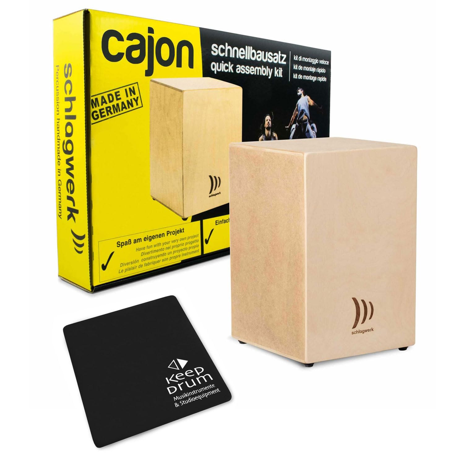 Schlagwerk CBA 10S CBA10S Cajon Bausatz zum selber bauen + keepdrum Sitz-Pad