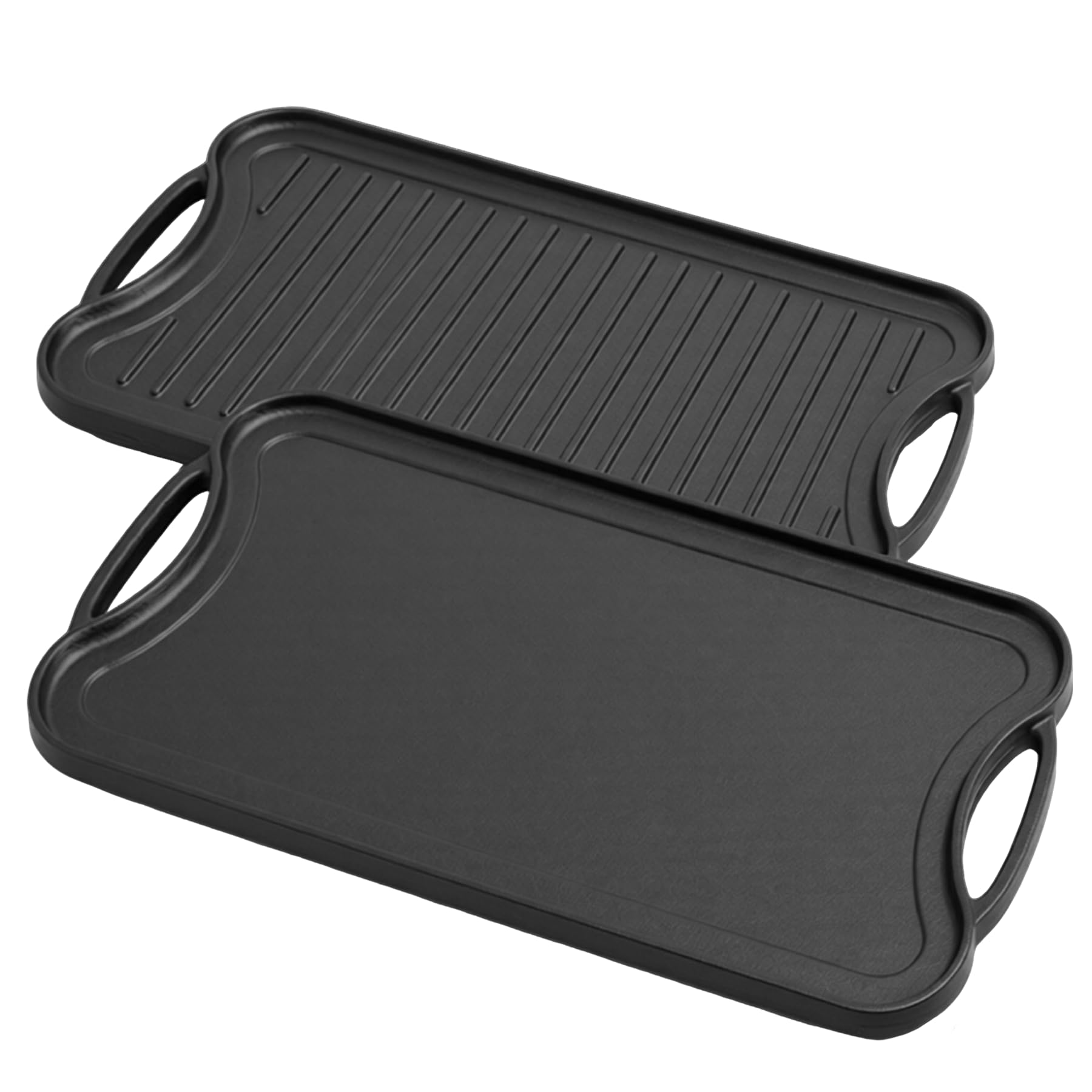 Żeliwna odwracalna patelnia grillowa (50 cm x 26,7 cm)