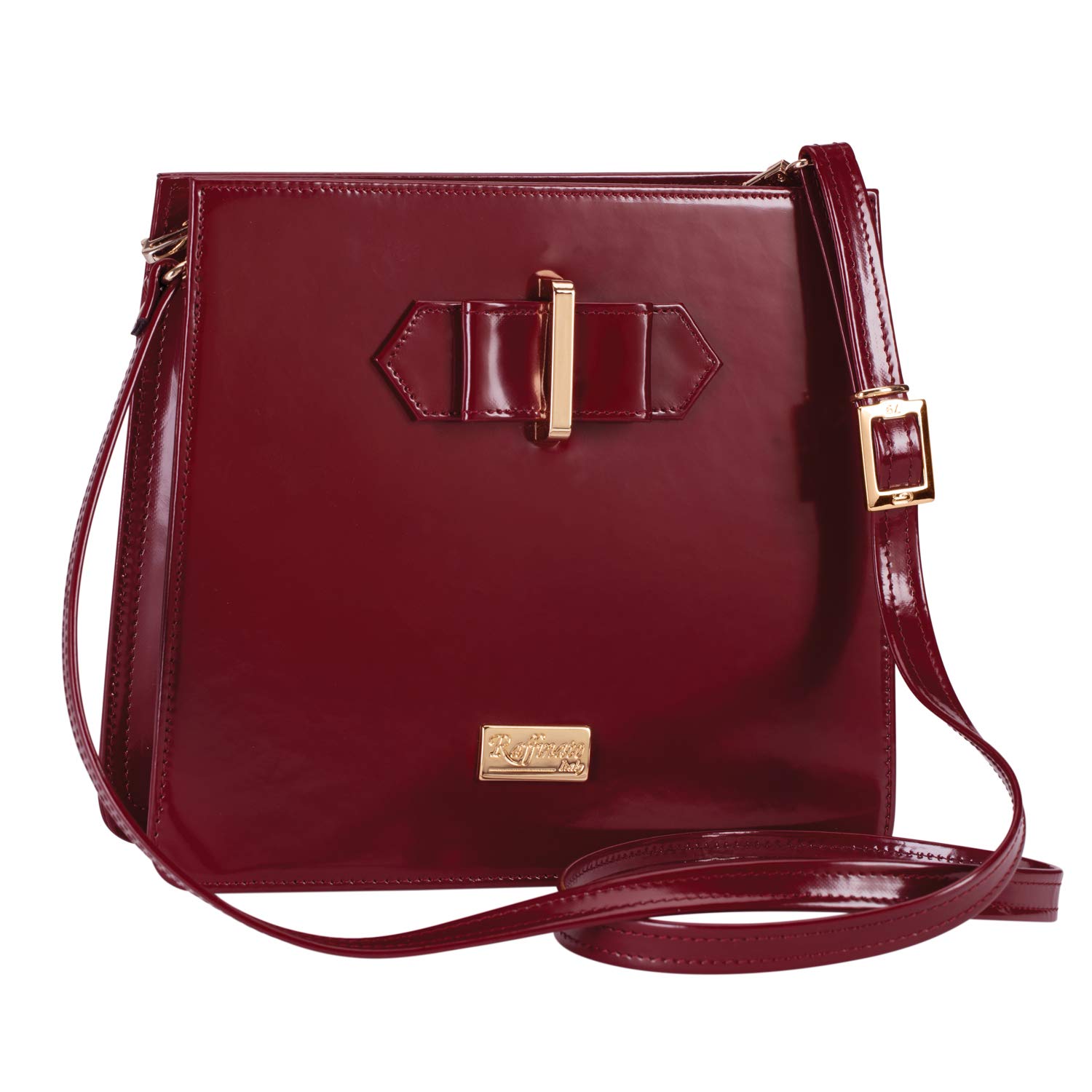 Stauer Womens Purse Brunello Specchio Italian Leather Cross Body