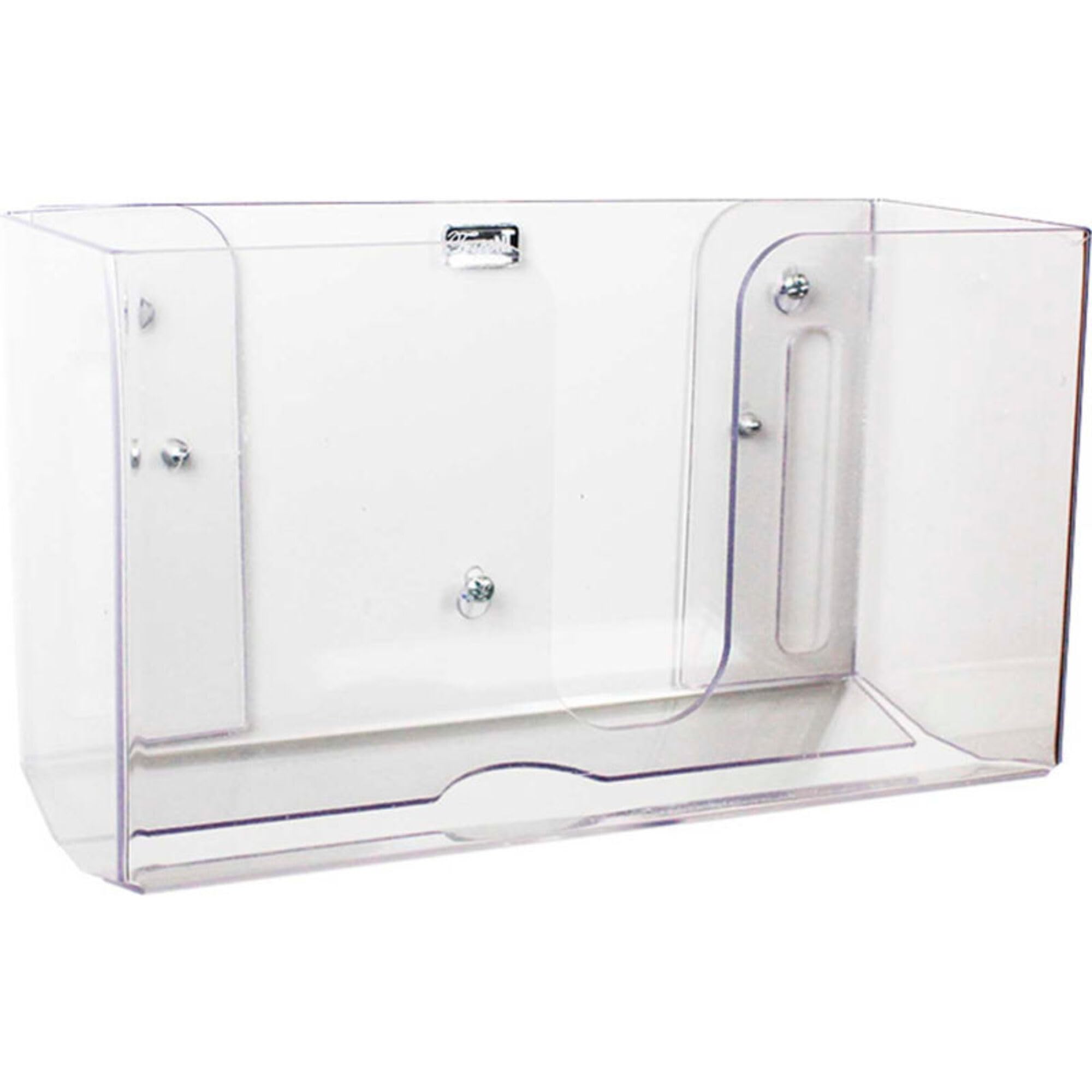 TrippNT 51912 Dual Dispensing Paper Towel Holder, 150 Multi-Fold Paper Towel Capacity and Peelable Protective Film