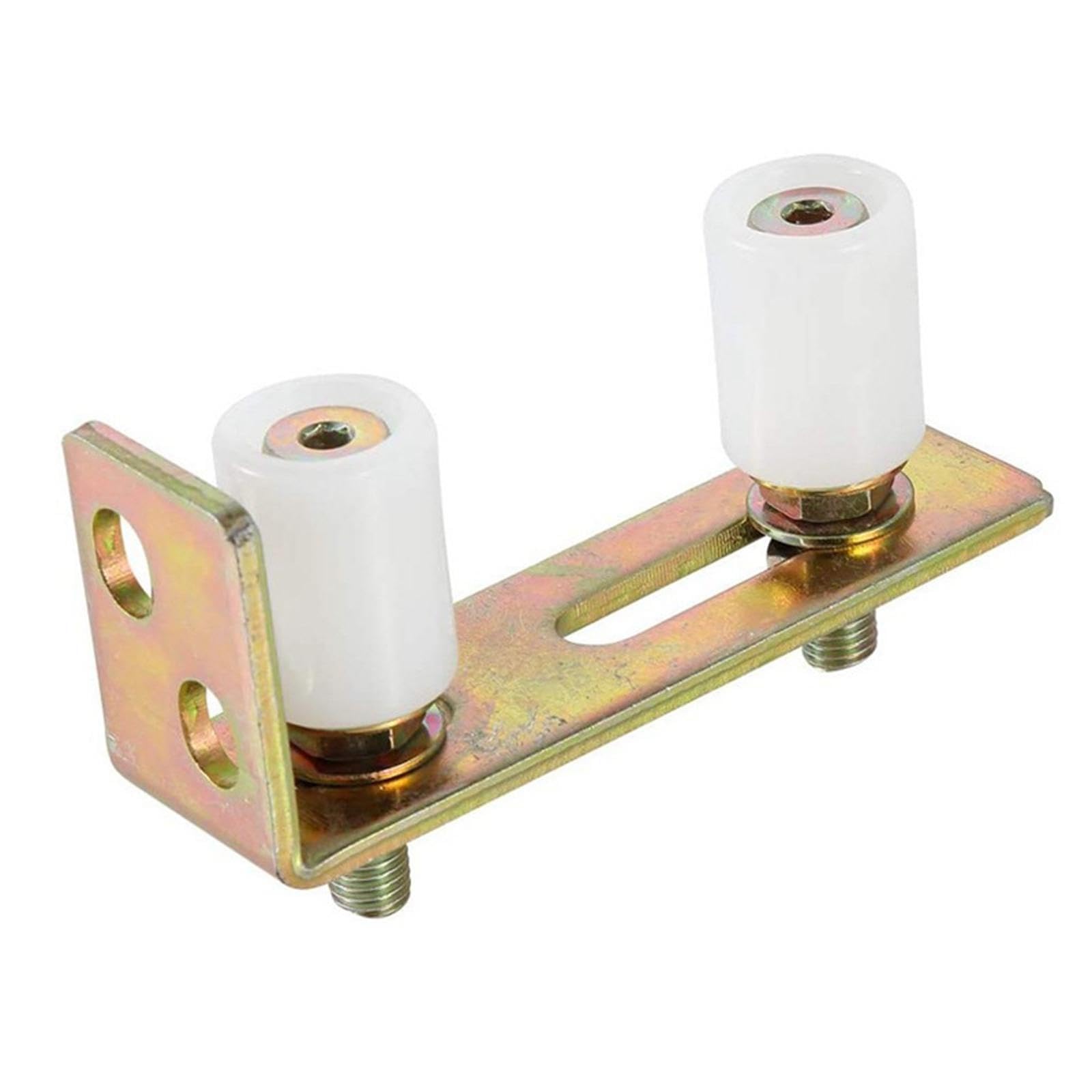 KTUXZCI Trustworthy Slide Gate Rollers Sliding Gate Hardware Solid Construction Efficient Support Maximize Sliding Capability Slide Rollers Nylon
