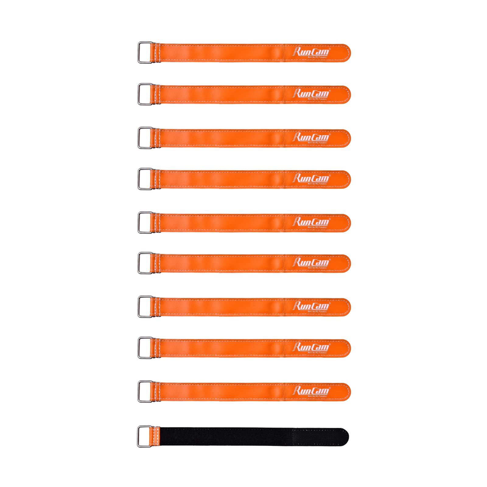 RunCam RC Battery Straps 10pcs FPV Batteries Strap 20x220mm Tie Down Rubberized Straps Non-Slip for FPV Drone RC Helicopters Planes Cars