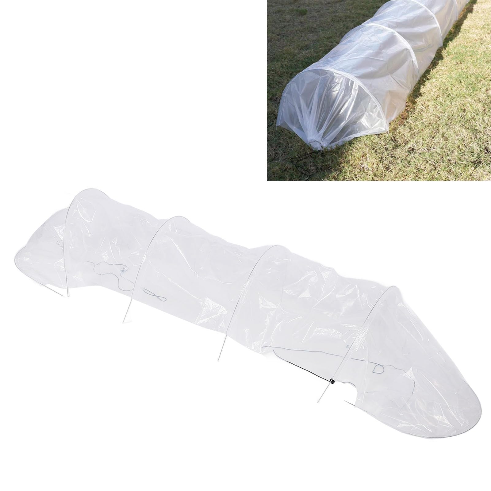 Tunnel Serra Portatile Copertura Ombreggiante Rete 300 X 45 X