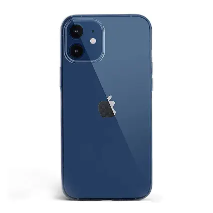 Solimo Basic Case Apple iPhone 12 Mini SiliconeTransparent