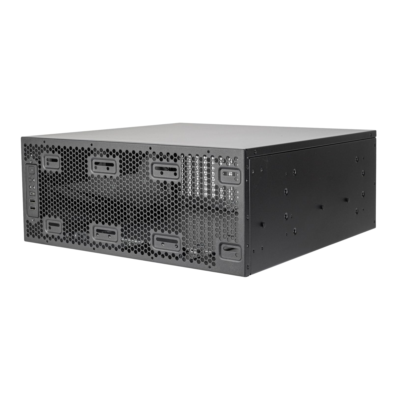 Silverstone Technology RM4A - 4U Rackmount Server Enclosure with Extended 360mm Radiator Compatibility, 4U, SST-RM4A