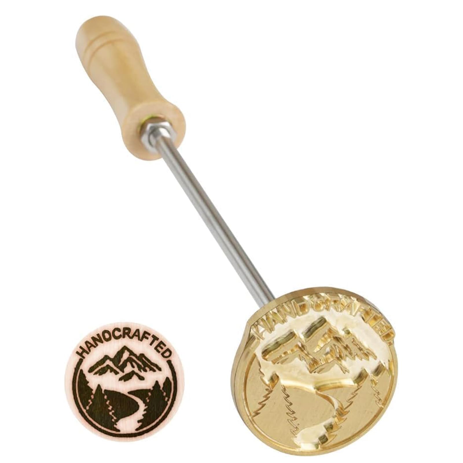 Custom Branding Iron– Personalized Logo Stamp for Wood, Leather, Meat and Bread–Custom Metal Branding Iron for Crafts, Wedding Gifts & DIY Projects