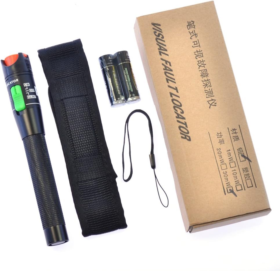 HAYEAR Visual Fault Locator Fiber Optic Laser Cable Tester 30mW 27KM