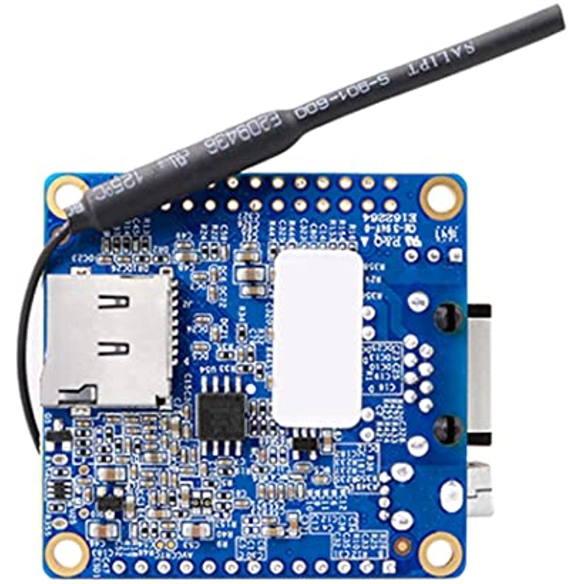 Development Board Kit kompatibel mit Orange Pi Zero LTS 512MB, H3 Quad-Core Open Source Single Board Computer mit schützendem weißen Gehäuse