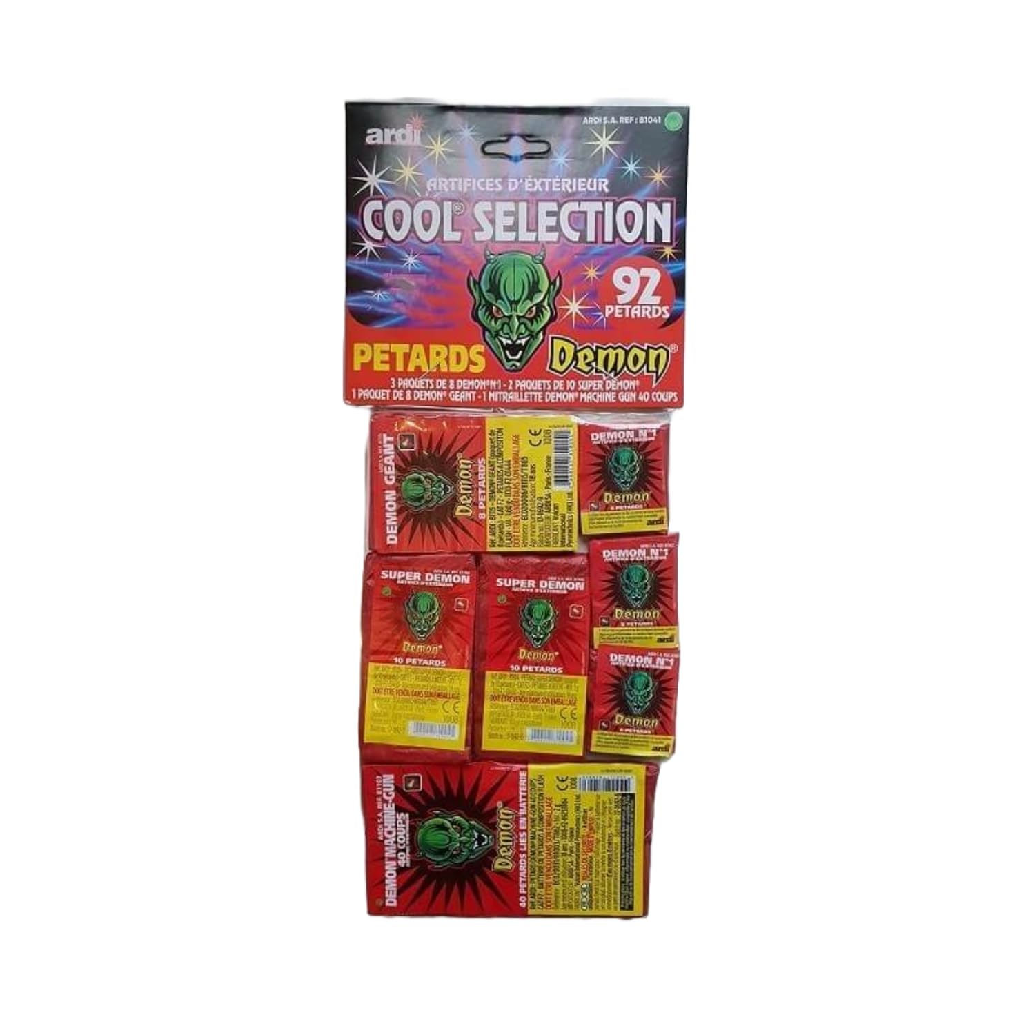 SPARKLERS CLUB Pack de 18 Pétards ?ufs de DÉMON® Crépitants, Idéal pour Vos évènements Entre Amis, Effet et Ambiance Festive Garantie - Catégorie T1