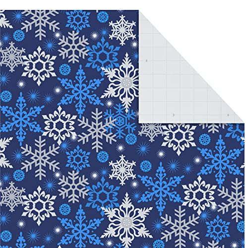 Hallmark Christmas Flat Wrapping Paper Sheets with Gift Tag Seals - Snowflakes, Deer, Tartan Plaid Gift Wrap Paper (12 Sheets, 16 Gift Tag Stickers) for Holiday Parties, Hanukkah, Winter Weddings by Hallmark - Image 8