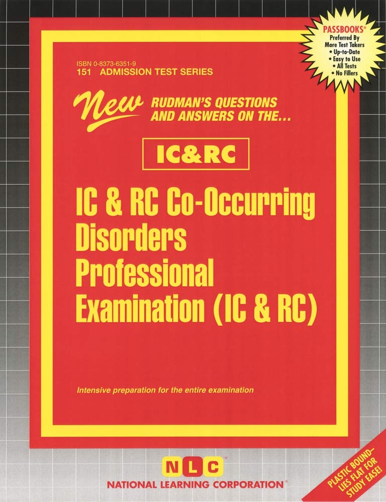IC & RC Co-Occurring Disorders Professional Examination (151 ...