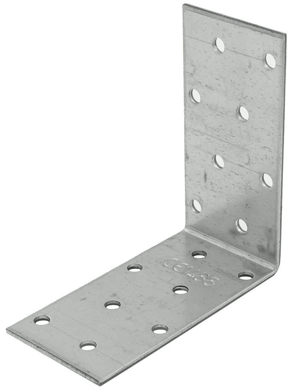 Angle Brackets KM7 80x80x40 T2mm Corner Bracket Metal L Plate Heavy Duty Steel (Pack of 1), Pack Of: 1, Size: 80x80x40x2mm
