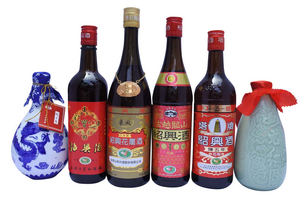紹興酒 6本セット Amazon.co.jp: 紹興酒 六大メーカー 花彫 飲み比べ6本セット お歳暮