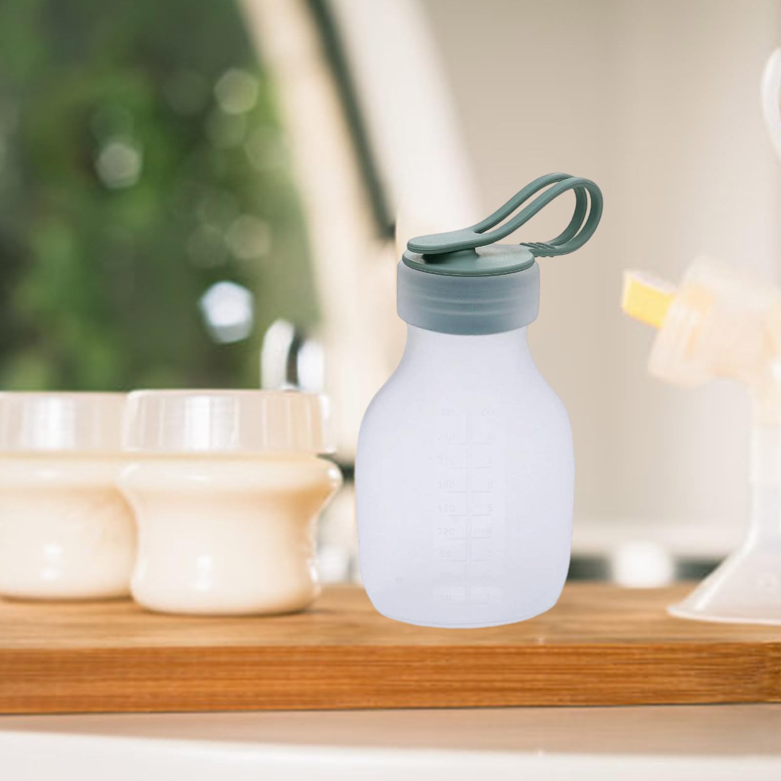 Muttermilch Aufbewahrungsbehälter aus lebensmittelechtem Silikon, faltbar, platzsparend, wiederverwendbare Milch Organizer Tasche, 2 Stück / 5 Stück, platzsparender Muttermilchbeutel