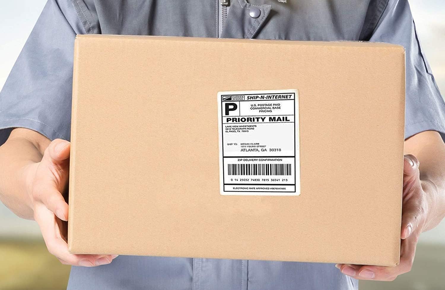 BESTEASY Thermal Postage Labels, 4 Rolls 4XL Address Shipping Labels 1744907 Copatible 4XL Thermal Shipping Label, 4 x 6 Inches, 220 Labels/Roll