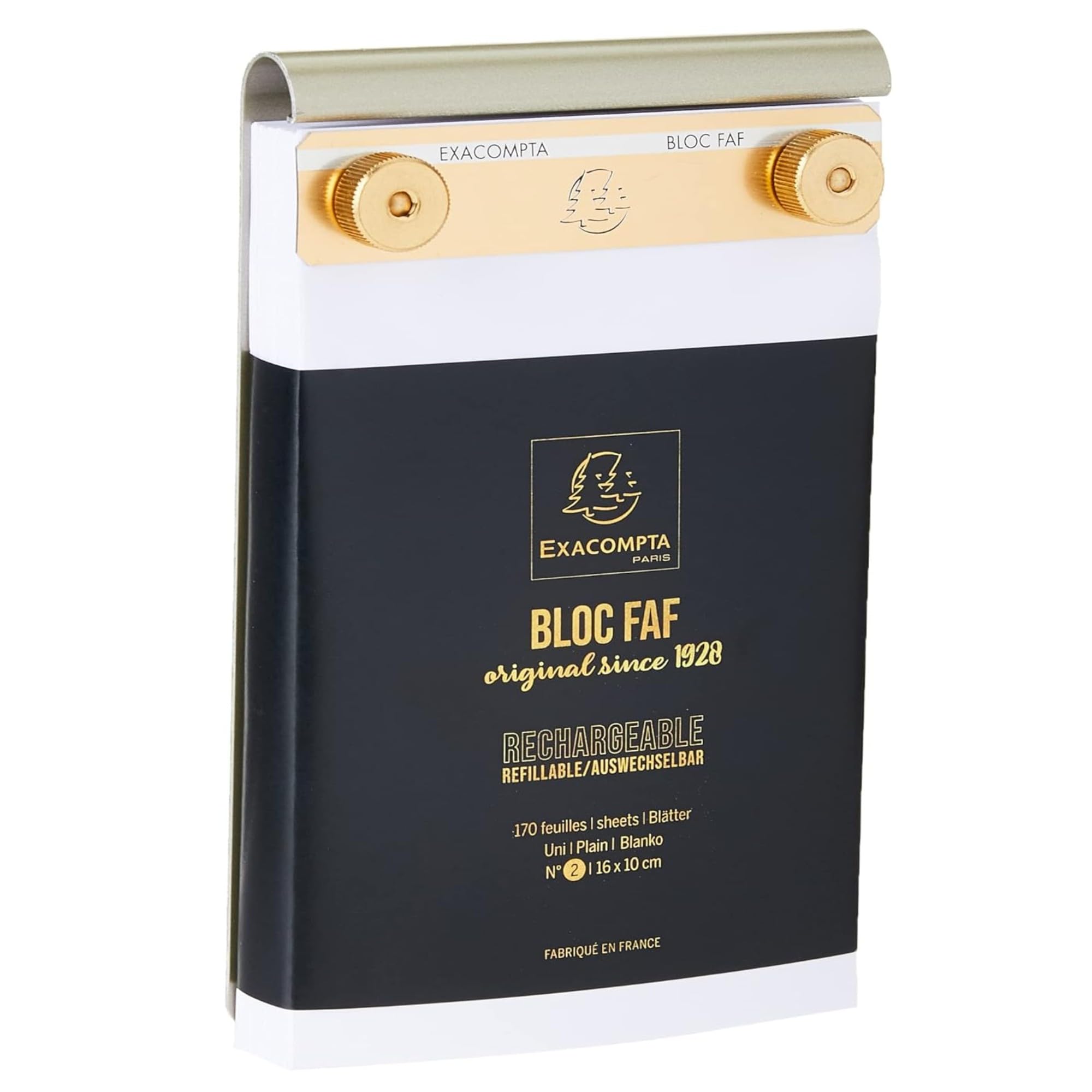 Desk Pad No.2, 16x10cm (4X6.25 Inch), Plain Paper, Refillable