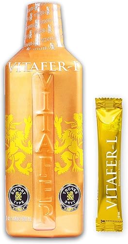Miniatura 1 de Heis Unlimited Vitafer L Gold - Suplemento de 16.9fl oz para hombres y mujeres, auténtico Vitafer-L Vitafer L Gold auténtico y orgánico líquido +