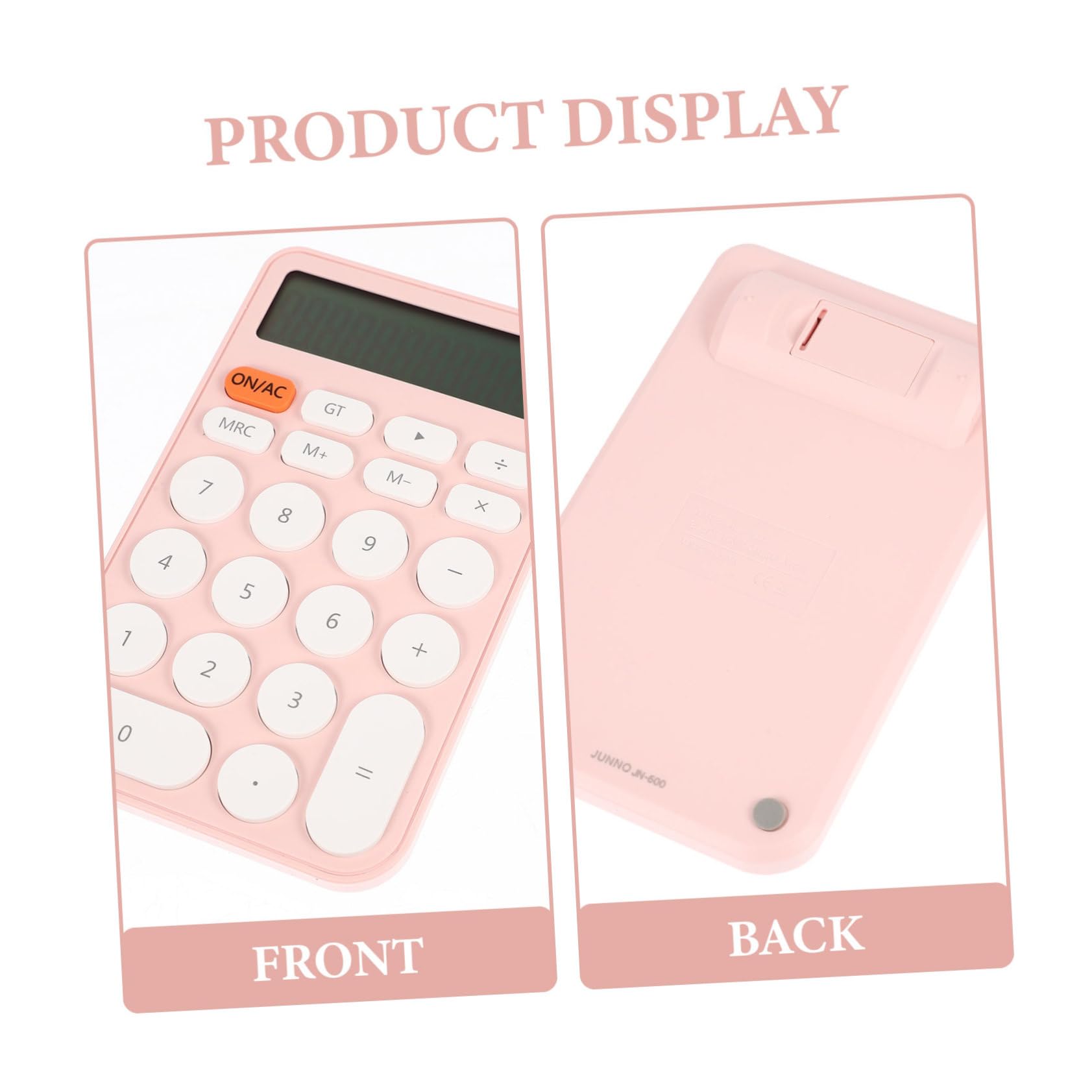 Lurrose 3pezzi Calcolatrice Portatile Colorata Per Ufficio e Scuola Calcolatrice Elettronica Con Display Lcd Strumento Di Calcolo Leggero Per Studenti e Professionisti Design Compatto e