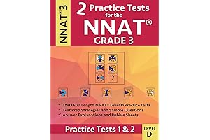 2 Practice Tests for the NNAT Grade 3