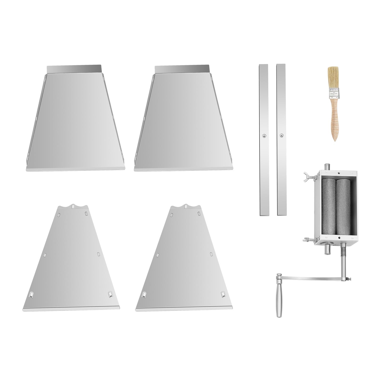Manuelle Getreidemühle Edelstahl Getreidequetsche Handmühle Malzmühle Futtermühle Maismühle Grainmühle Schrotmühle Crusher
