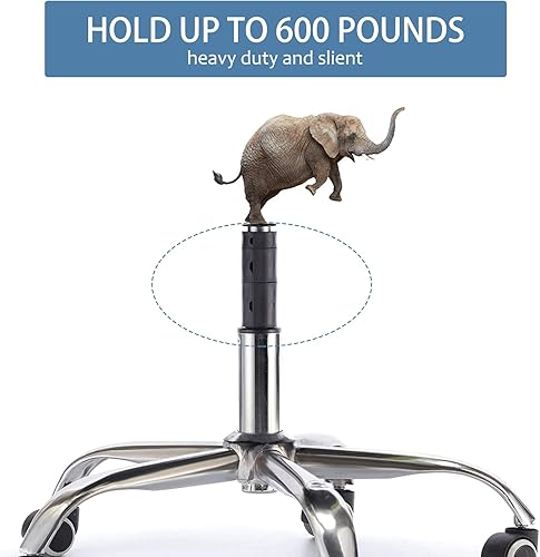 Salbree Office Chair Hero Fix Attaches Clamps to Large Cylinder Piston Stops Your Chairs from Sinking When Computer Hydraulic Lift Has No Gas Stop Replacement