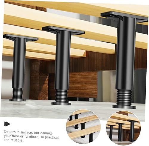 Miniatura 2 de USHOBE 12 Uds Marco de soporte de cama Soporte de centro de cama Marco de cama Soporte central de cama Camas Cama Soporte de cama Patas de soporte